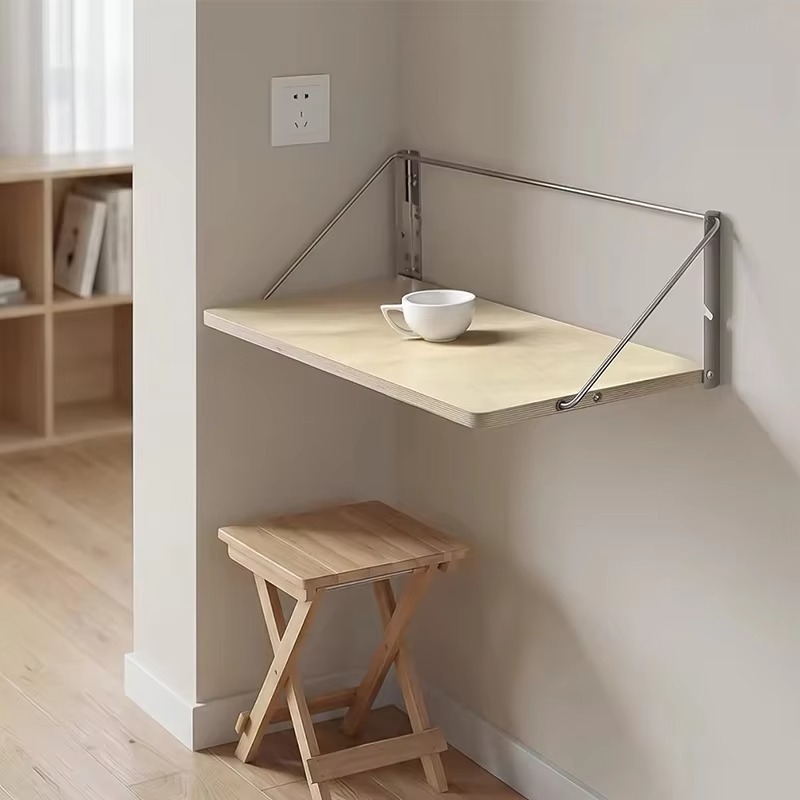 Wall Mounted Desk Fold - Office Small Out Down for Study