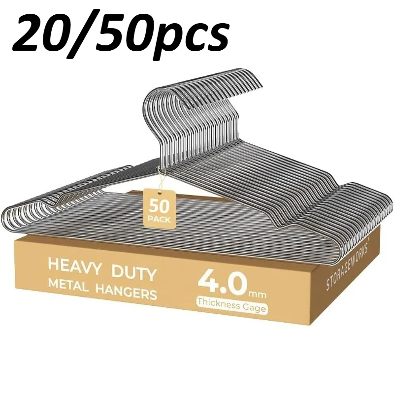 Locker Storage Metal - 20/50PCS Heavy Duty Stainless Steel Hangers,