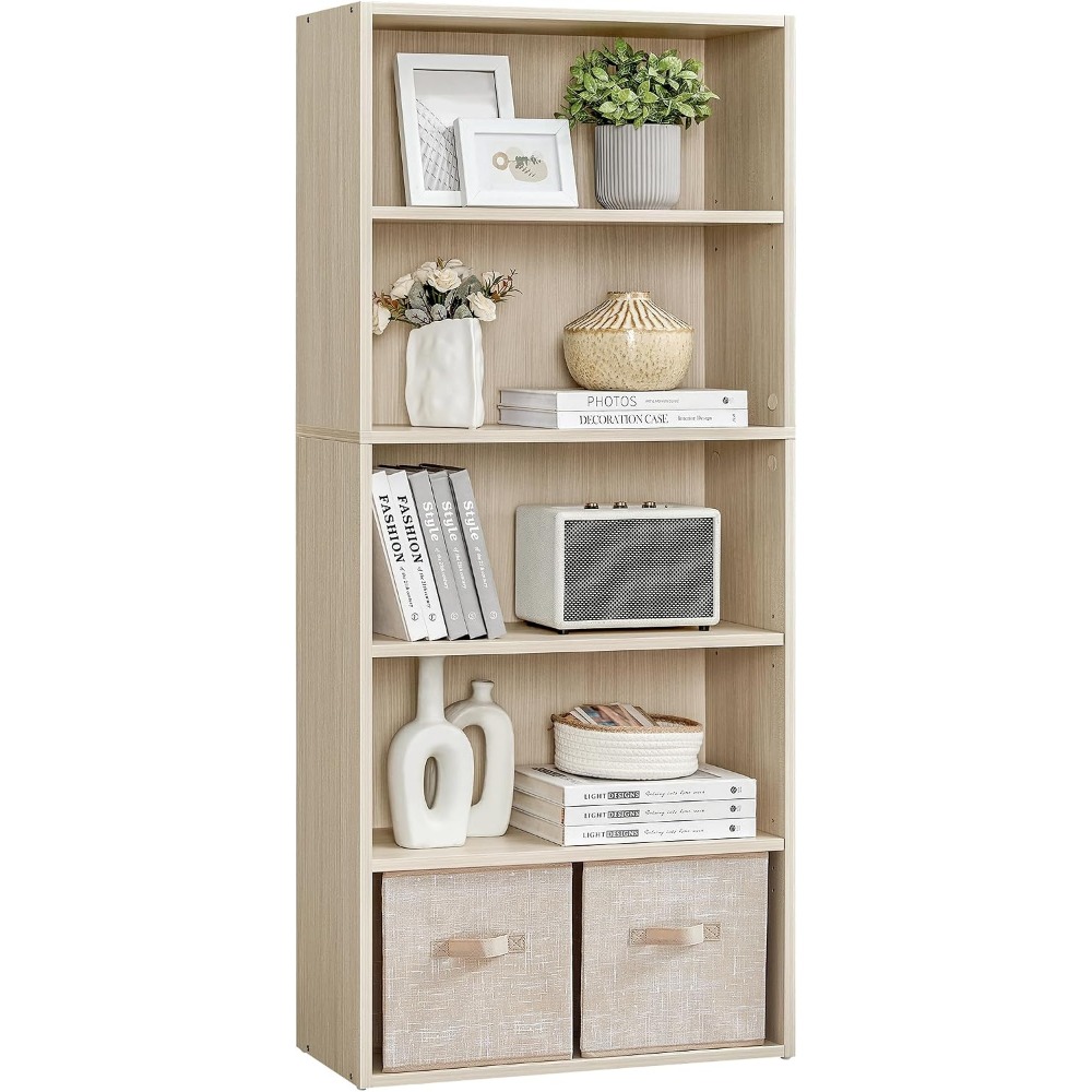 Bookshelf 5 Tier - VASAGLE CUSTOS Collection - Bookshelf, 5-Tier