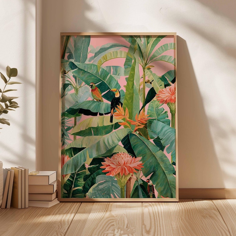 1pc Retro Tropical Canvas Post - огляд і ціна Office Furniture Loft