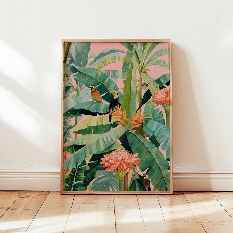 1pc Retro Tropical Canvas Post - огляд і ціна Office Furniture Loft