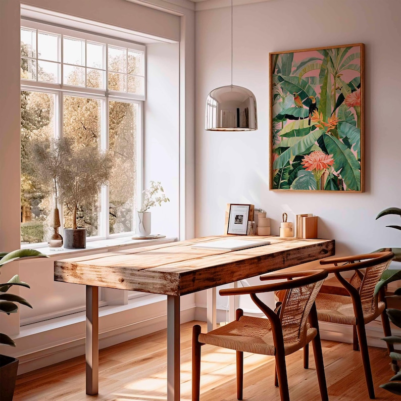 1pc Retro Tropical Canvas Post - огляд і ціна Office Furniture Loft