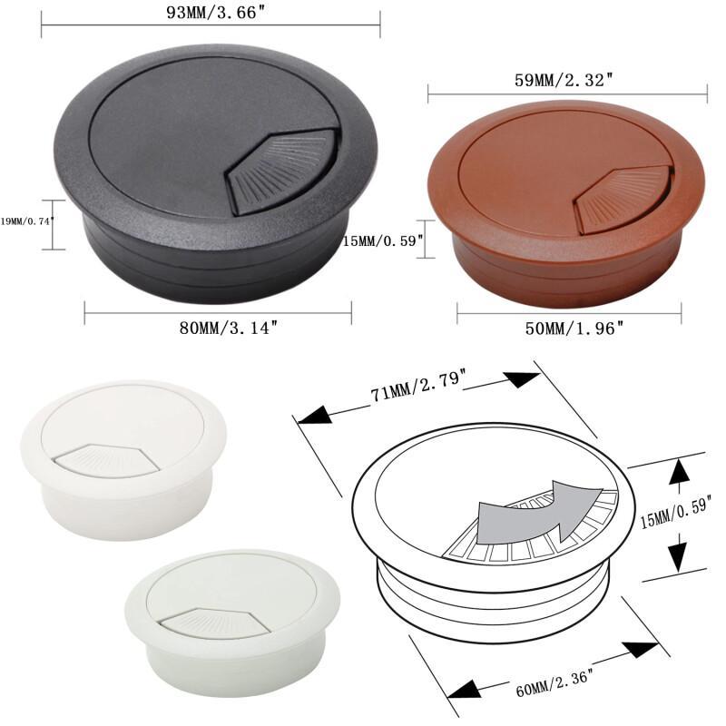 1Pcs Cable Hole Cover Cord Gro - огляд і ціна Office Furniture Loft
