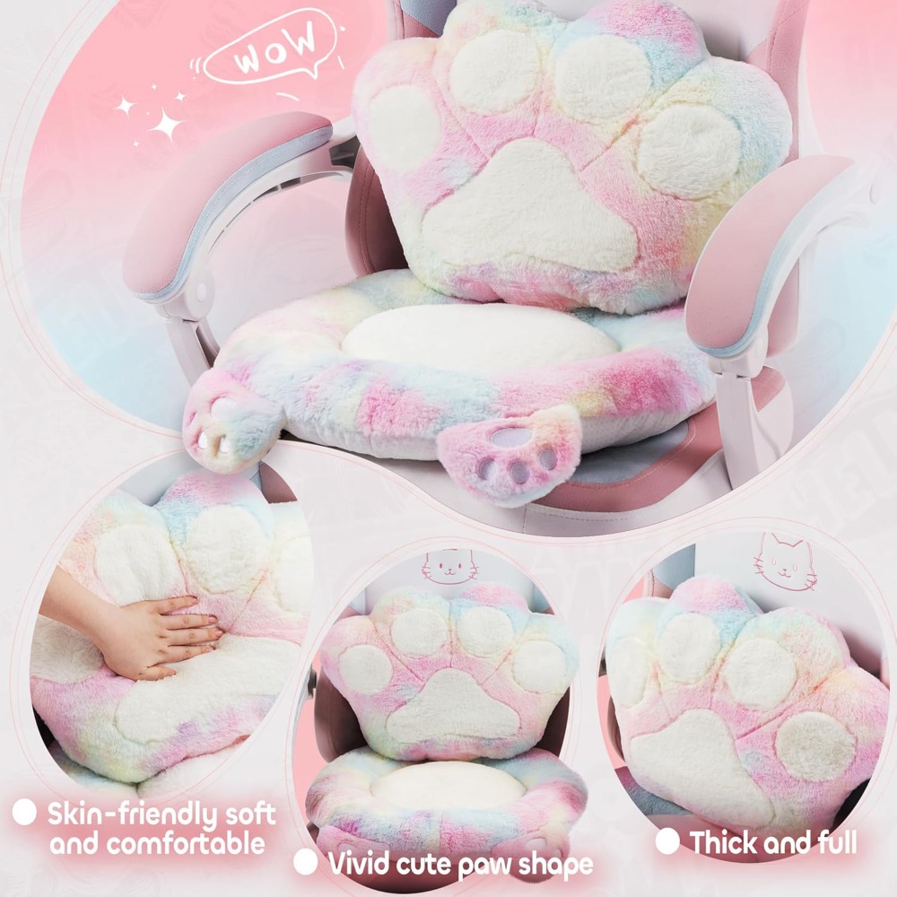 Gaming Chair Cute with Cat Ear - огляд і ціна Office Footrest Cushion