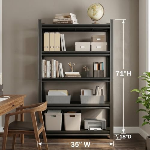 5-Tier Heavy Duty Bookshelf, 7 - огляд і ціна Bookshelf 5 Tier