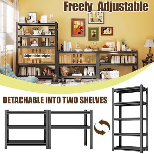 5-Tier Heavy Duty Bookshelf, 7 - огляд і ціна Bookshelf 5 Tier