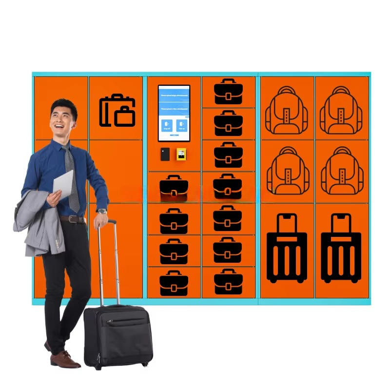 Smart Luggage Storage Solution - огляд і ціна Locker Storage Metal