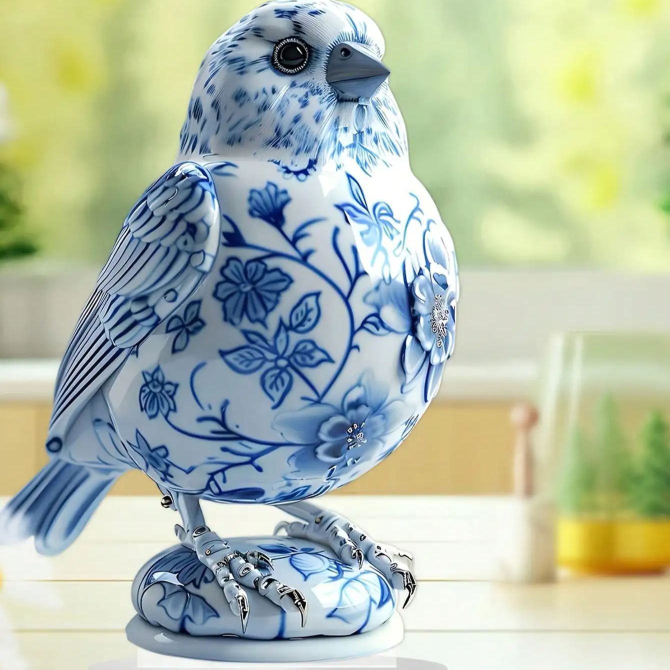 1PCS Charming Simulation Blue  - огляд і ціна Office Furniture Hon