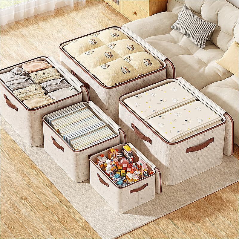 Storage Bin with Lid Fabric st - огляд і ціна Locker Storage Metal