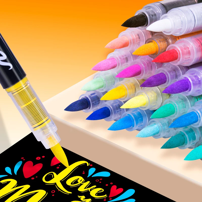 3Pcs Acrylic White Marker Brus - огляд і ціна Copic Marker Classic