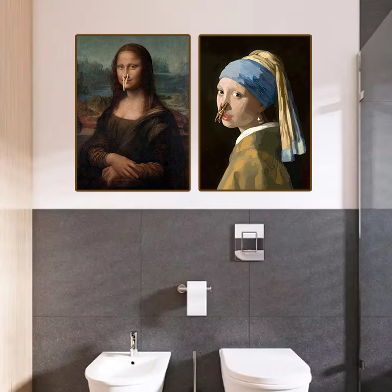 1pc Funny Abstract Bathroom To - огляд і ціна Office Furniture Loft