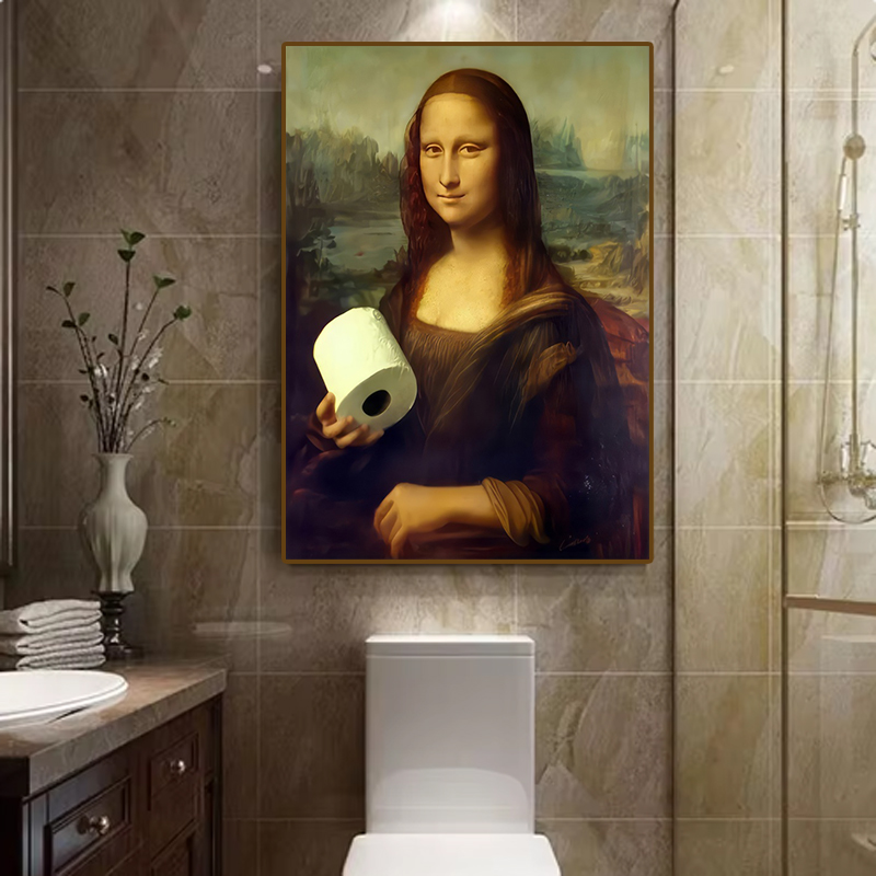 1pc Funny Abstract Bathroom To - огляд і ціна Office Furniture Loft