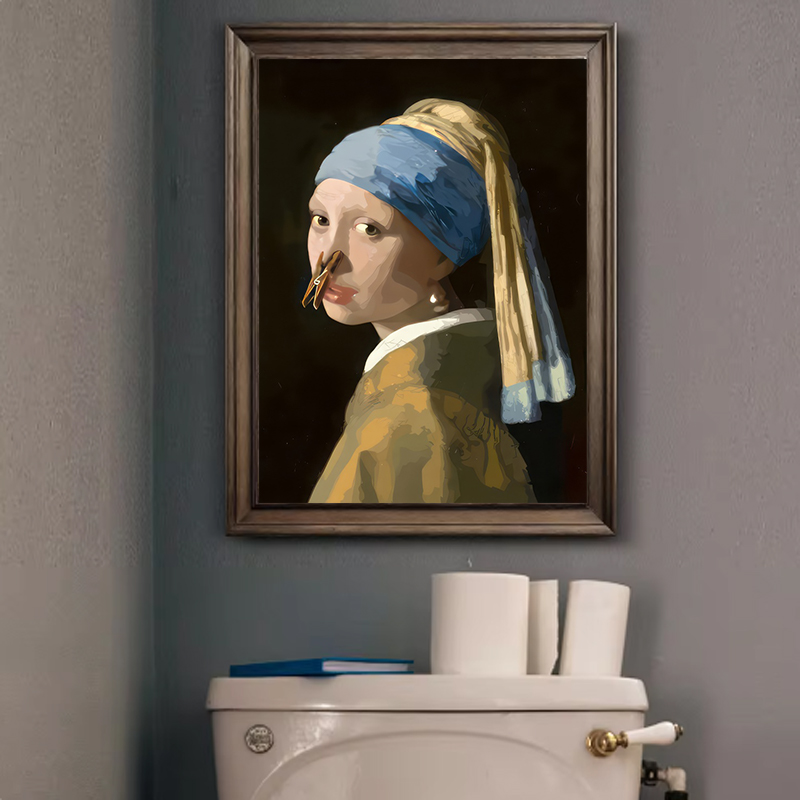 1pc Funny Abstract Bathroom To - огляд і ціна Office Furniture Loft