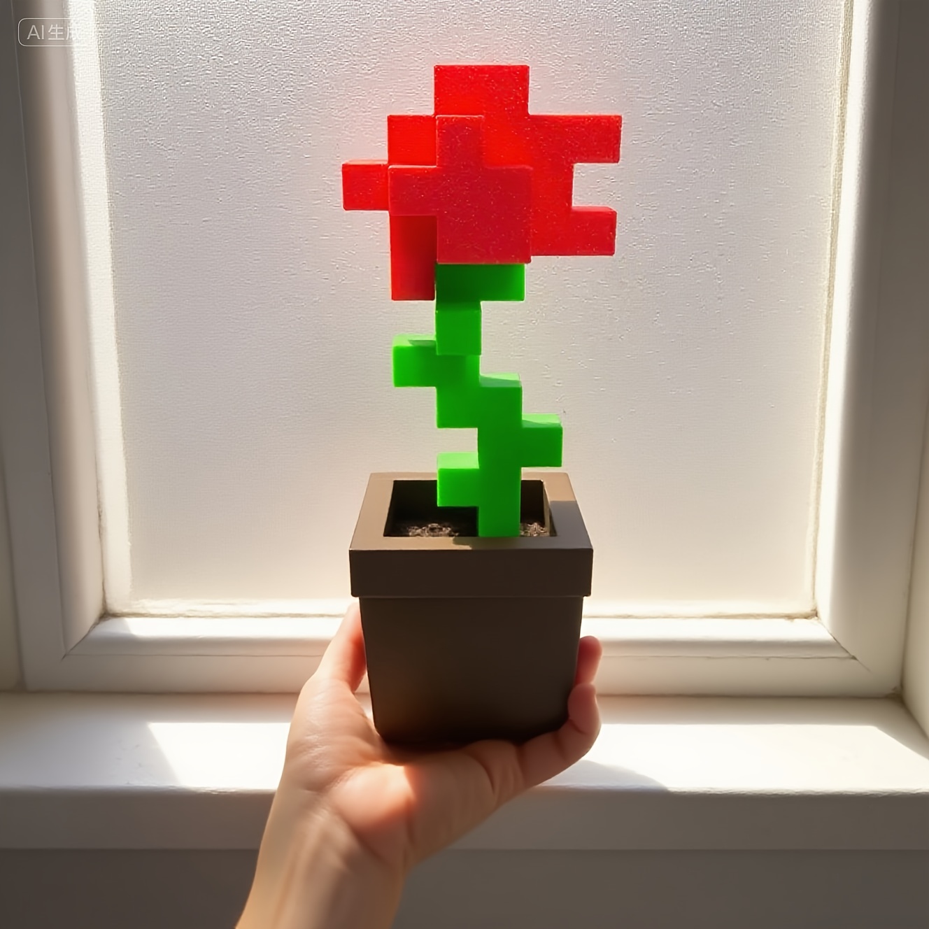 1 Piece Pixel Rose Flower Orna - огляд і ціна Office Furniture Hon