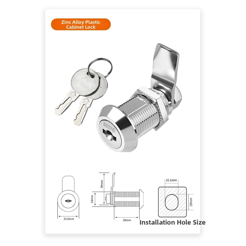 Cabinet Door Lock Made of Zinc - огляд і ціна Locker Storage Metal
