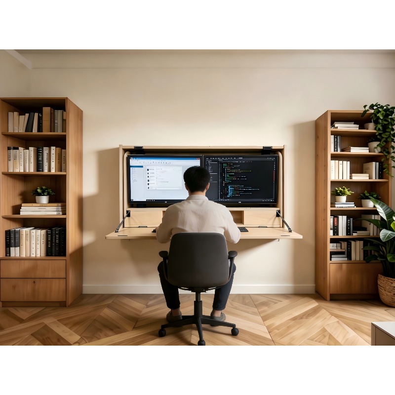 Space Saving Home Workstation  - огляд і ціна Wall Mounted Desk Fold