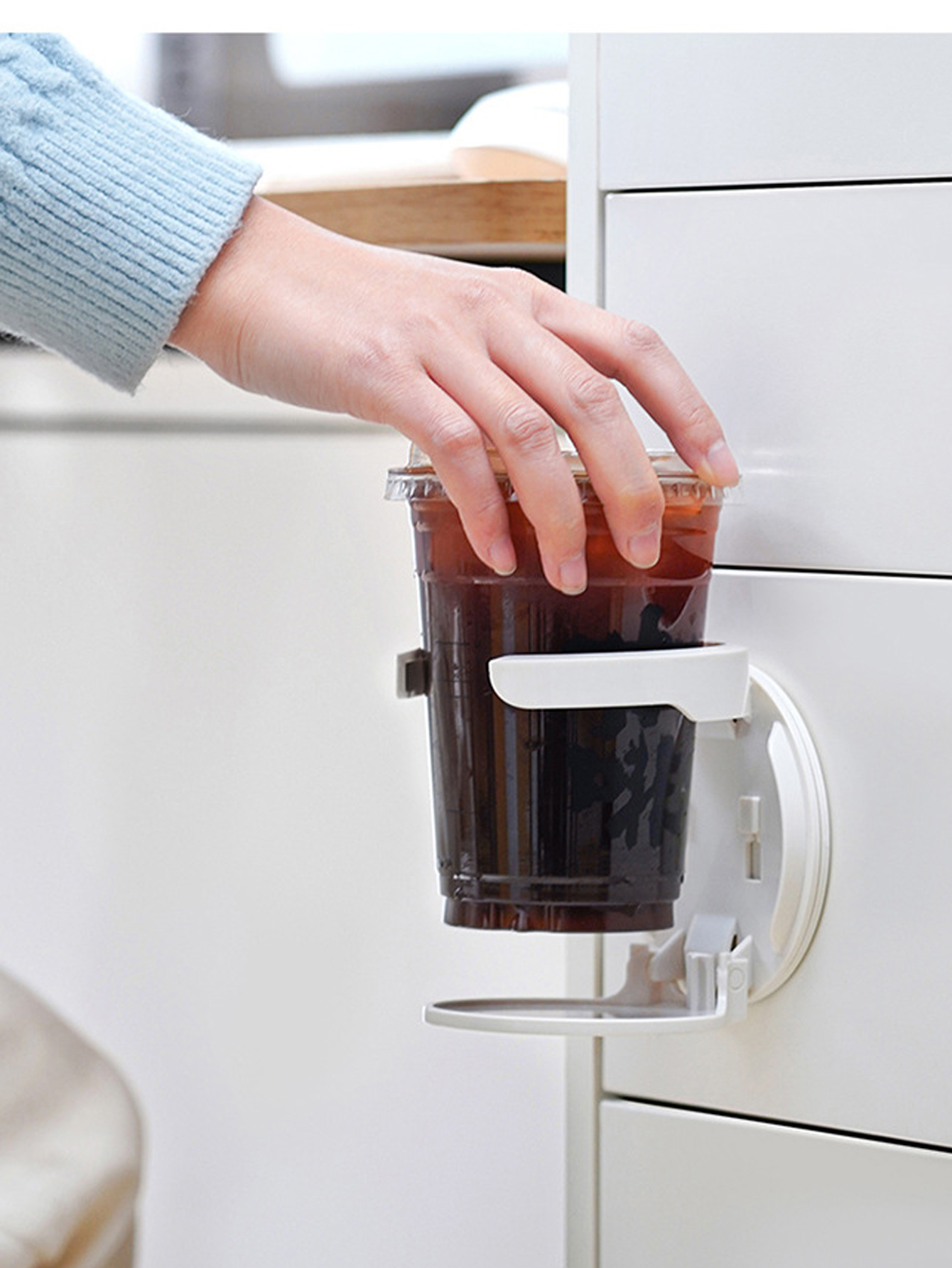 1Pcs No Punching Folding Cup H - огляд і ціна Wall Mounted Desk Fold