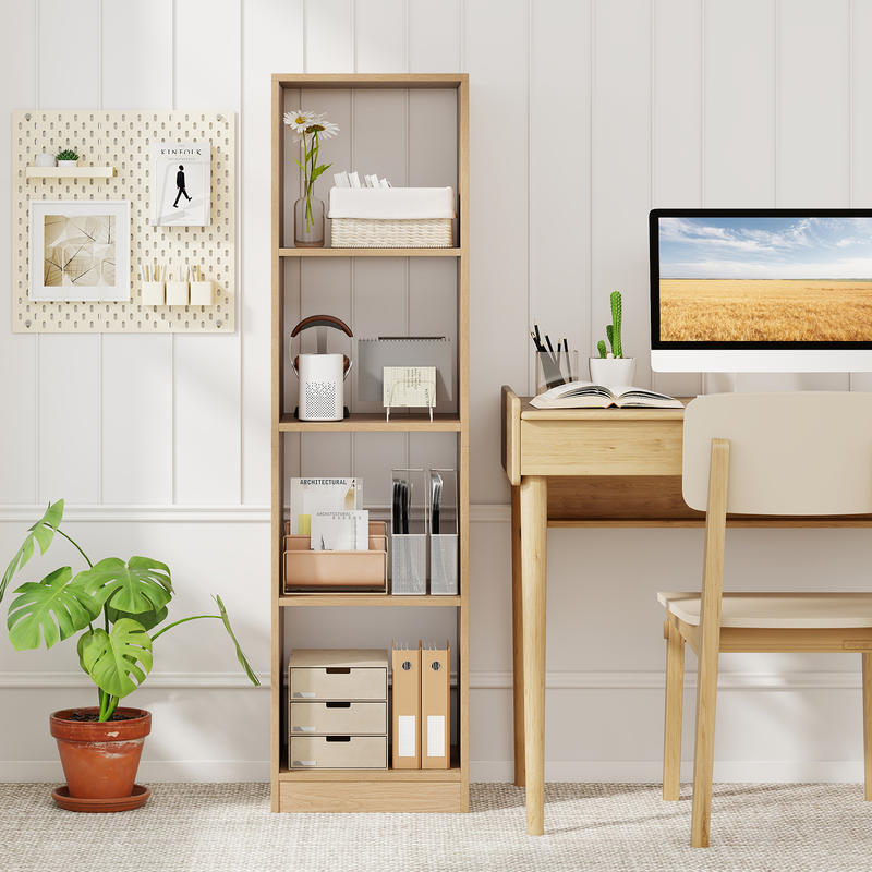 5 Tiers 4-Cube Narrow Bookshel - огляд і ціна Bookshelf 5 Tier
