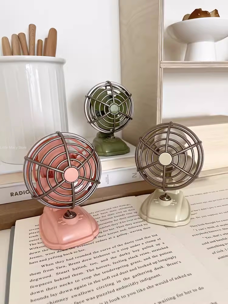 Retro Desktop Small Fan USB Ch - огляд і ціна Office Furniture Loft