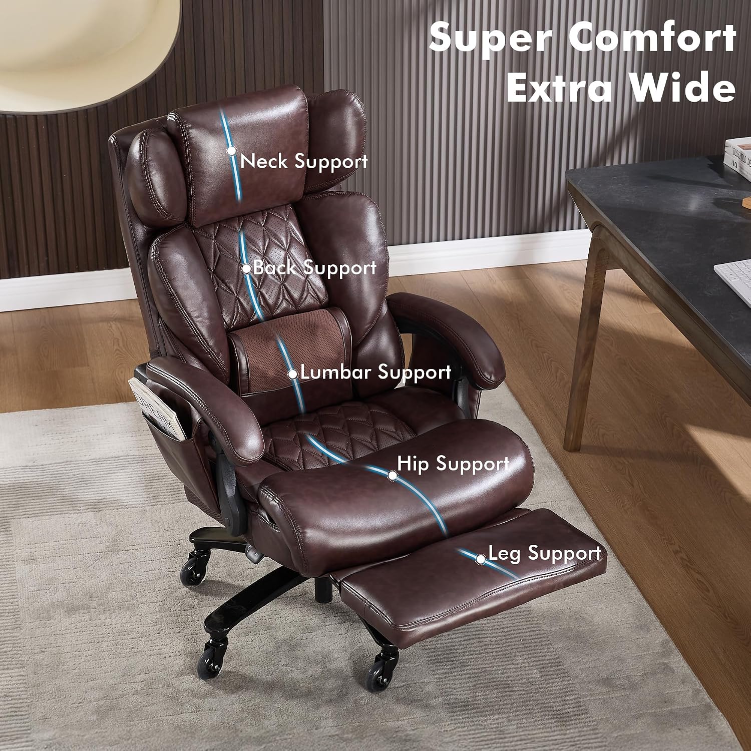 Big & Tall Ergonomic Office Ch - огляд і ціна Office Footrest Cushion